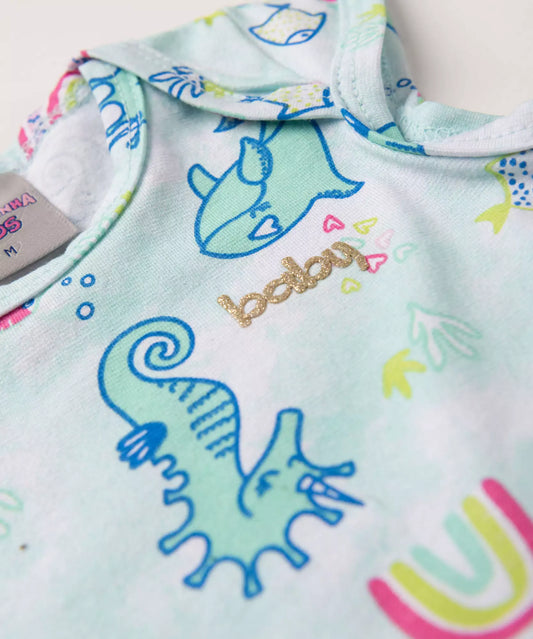 Conjunto de Verão para Bebê Menina Peixinhos Rosa