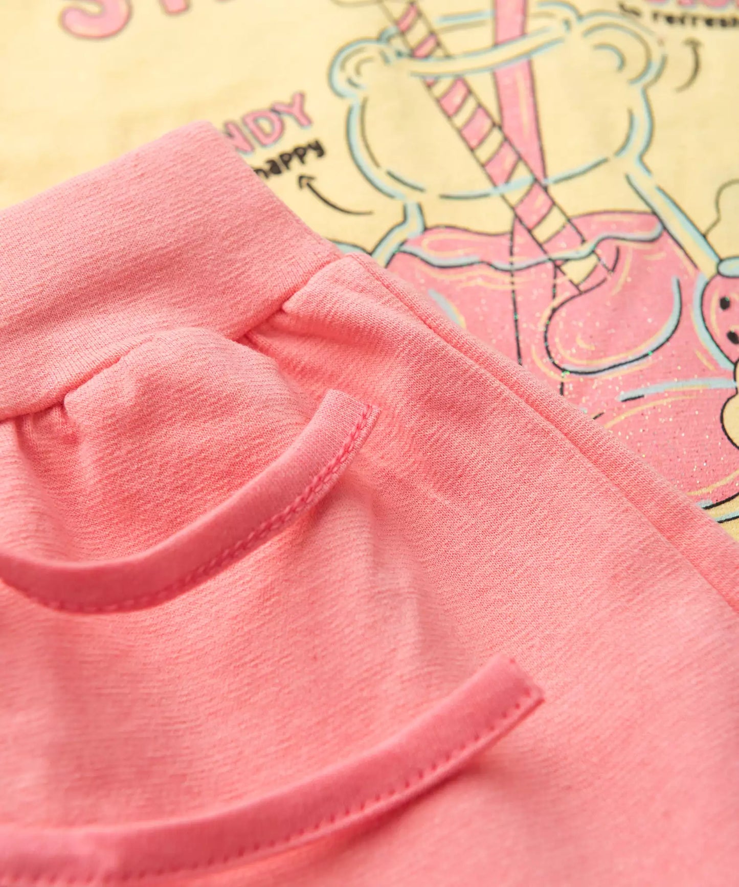 Conjunto de Verão para Bebê Menina Strawberry Amarelo