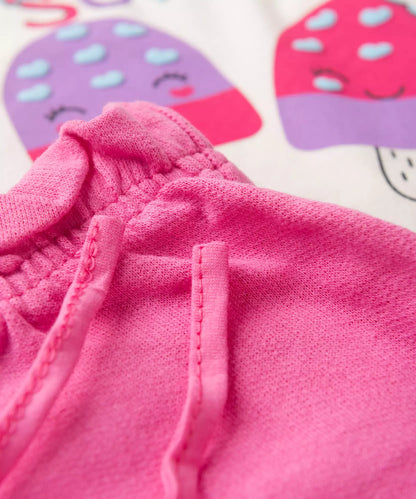 Conjunto de Verão para Bebê Menina Summer Marfim