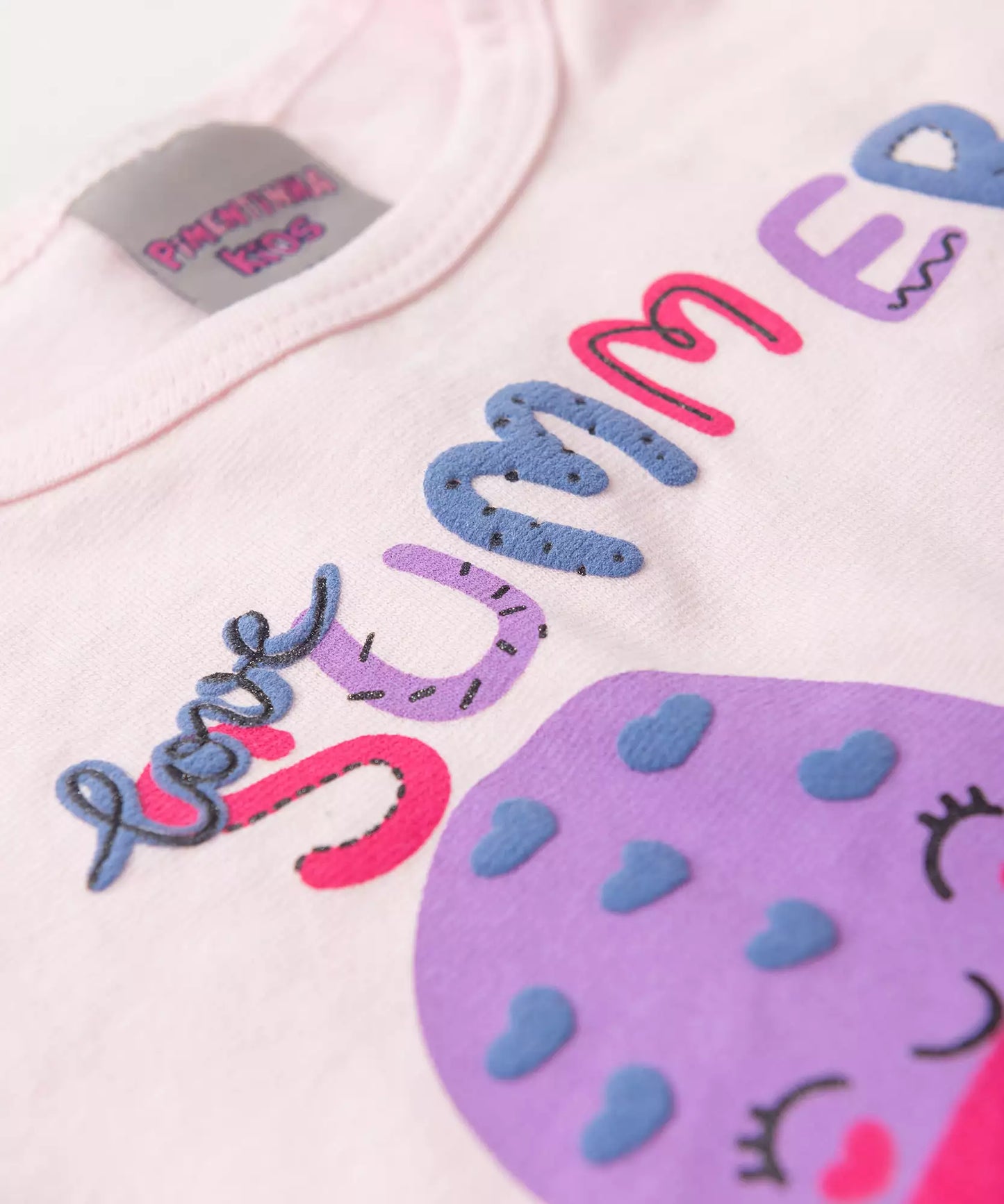Conjunto de Verão para Bebê Menina Summer Rosa