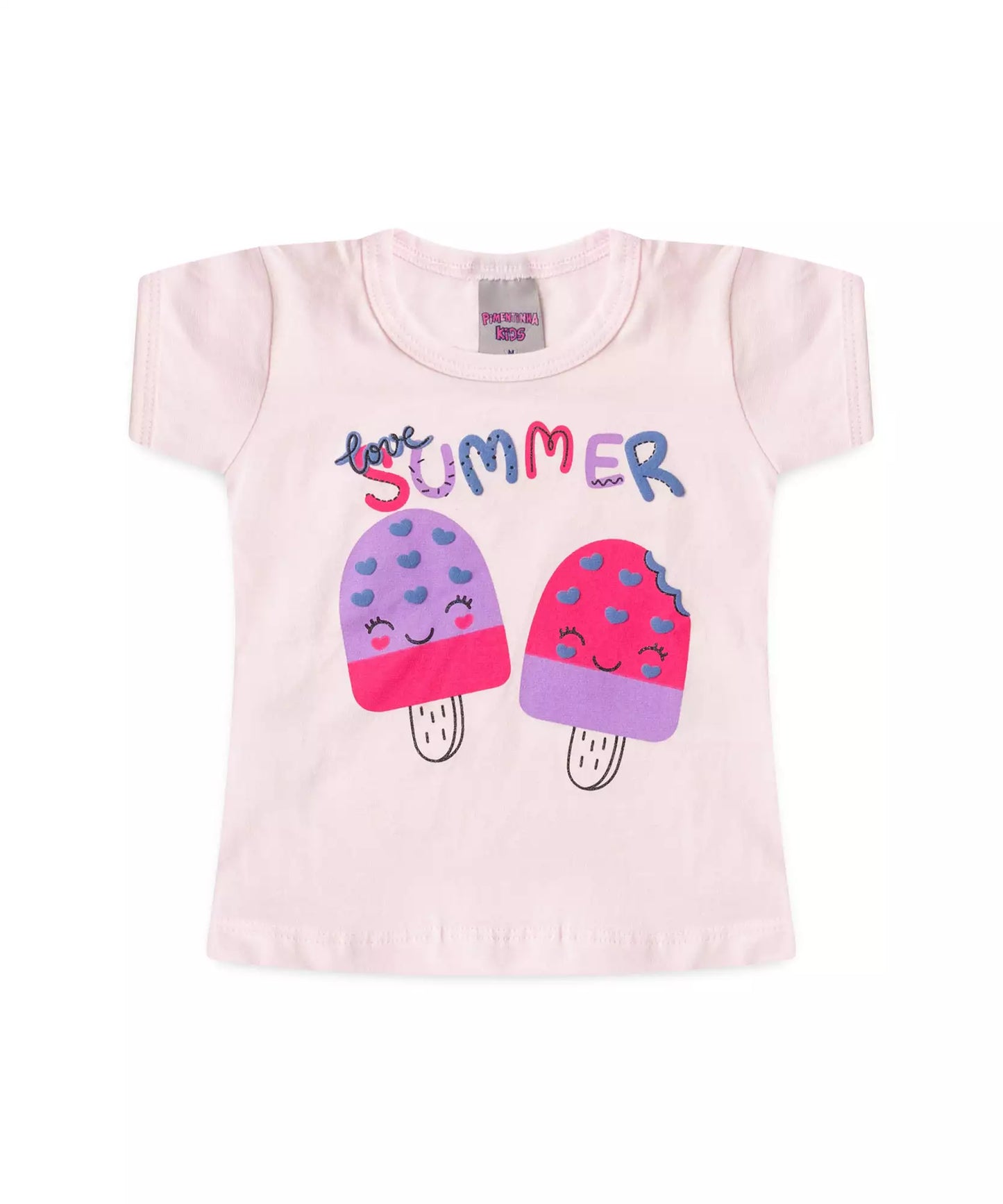 Conjunto de Verão para Bebê Menina Summer Rosa