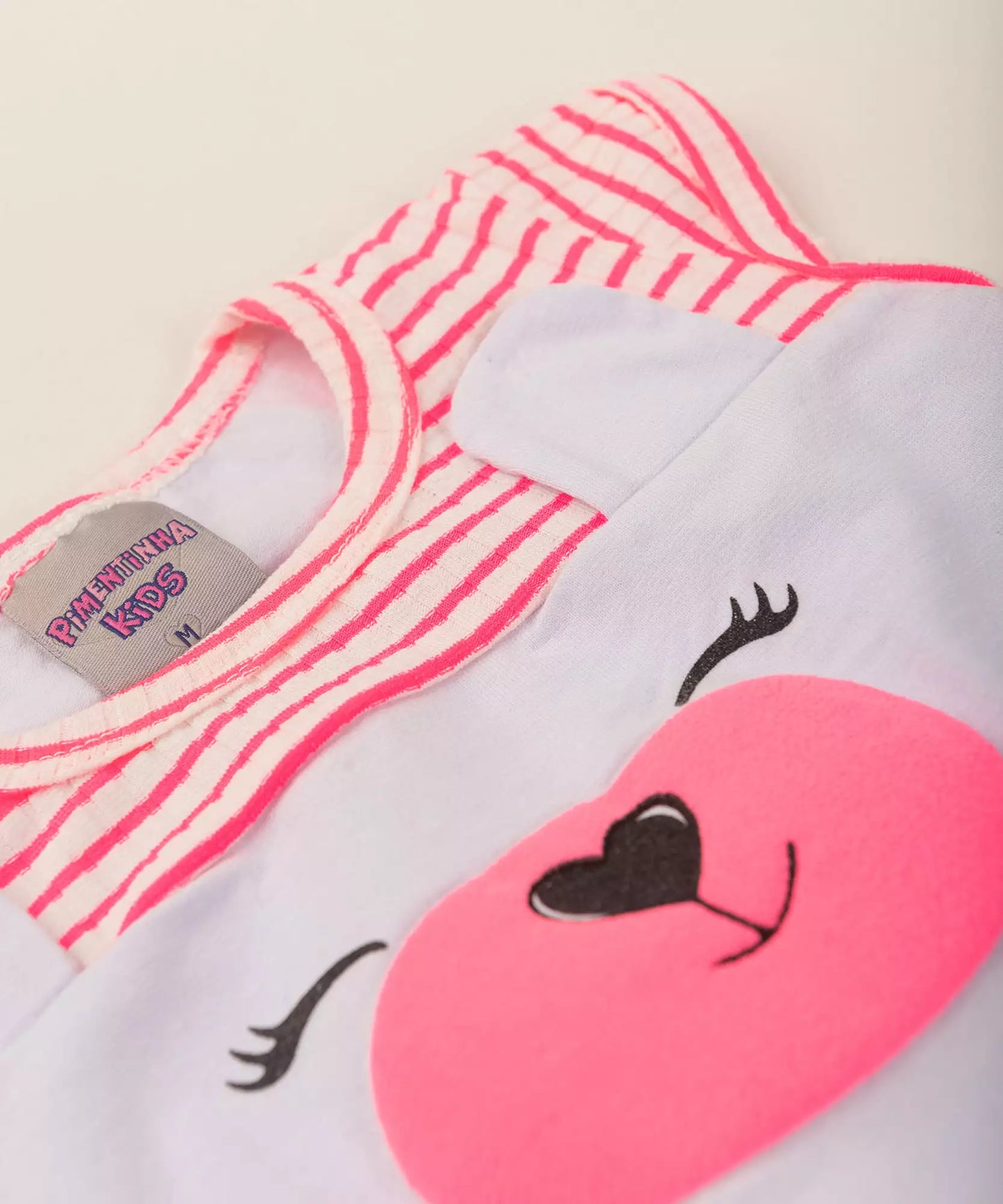 Conjunto de Verão para Bebê Menina Ursinho cor Branco
