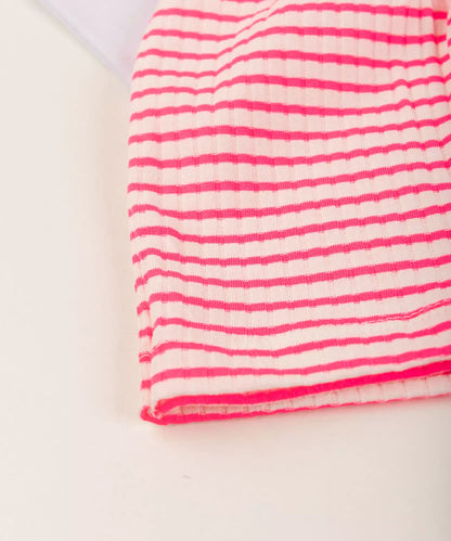 Conjunto de Verão para Bebê Menina Ursinho cor Branco