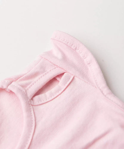 Conjunto de Verão para Bebê Menina Ursinhos no Mar Rosa