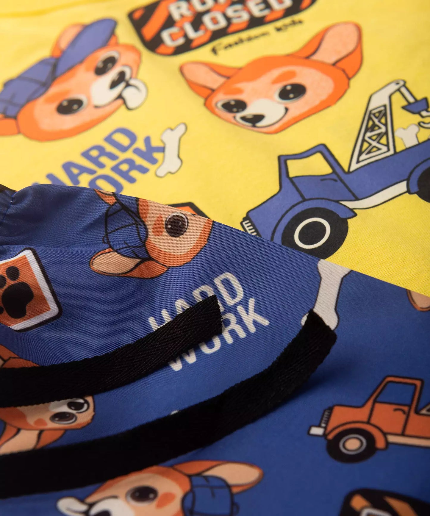 Conjunto de Verão para Bebê Menino Cachorrinho no Amarelo