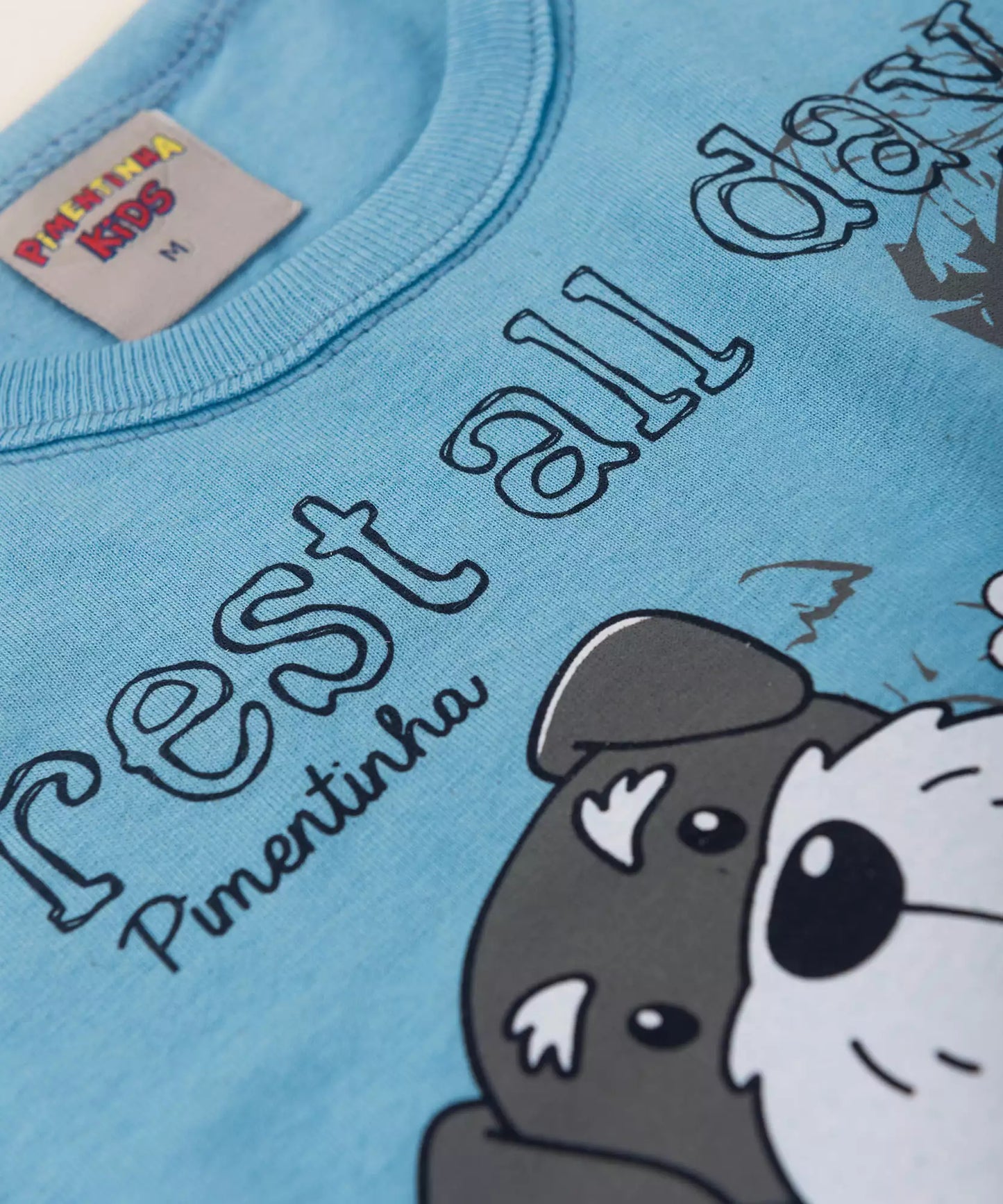 Conjunto de Verão para Bebê Menino Cachorrinho cor Azul