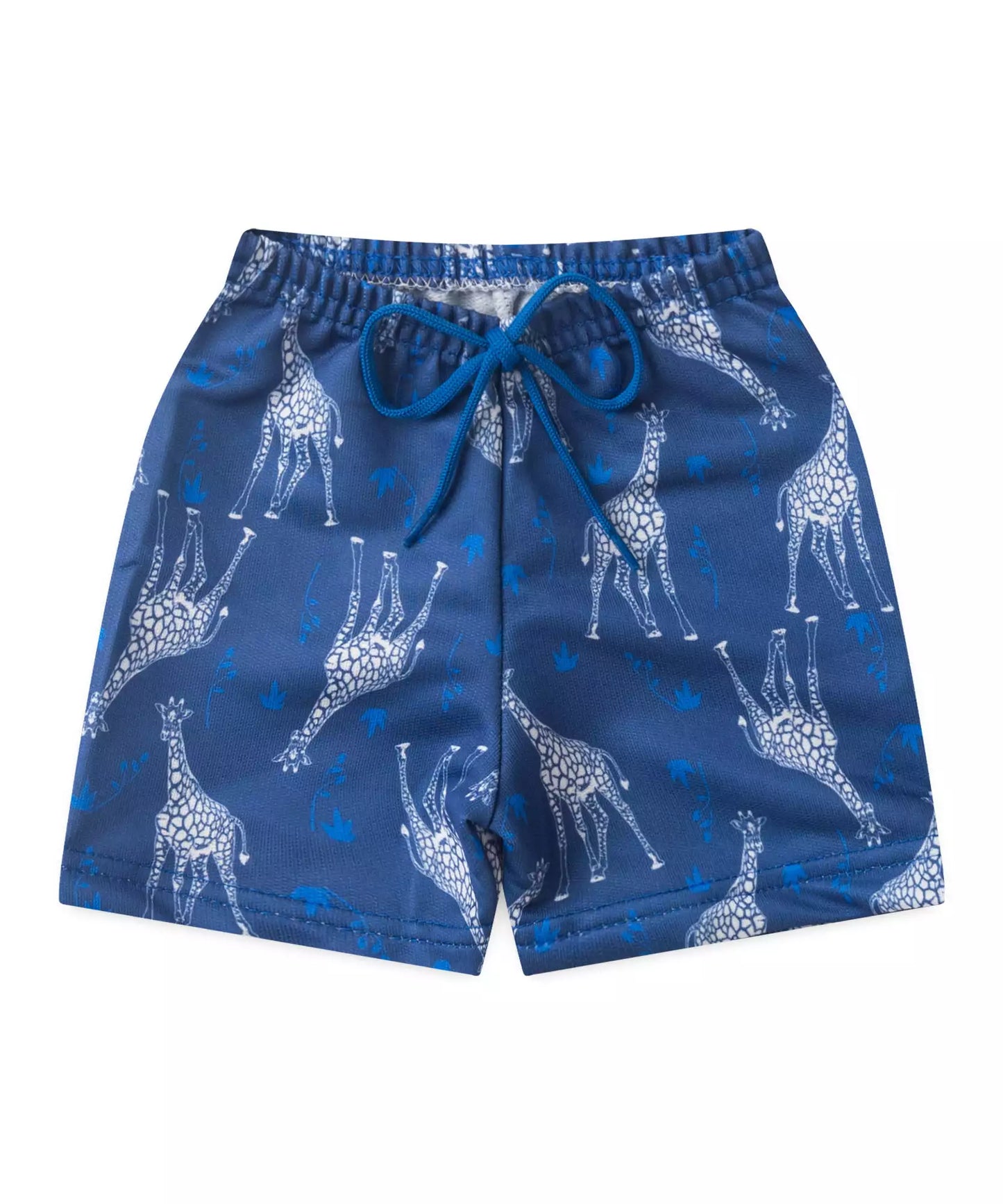 Conjunto de Verão para Bebê Menino Girafinha Azul