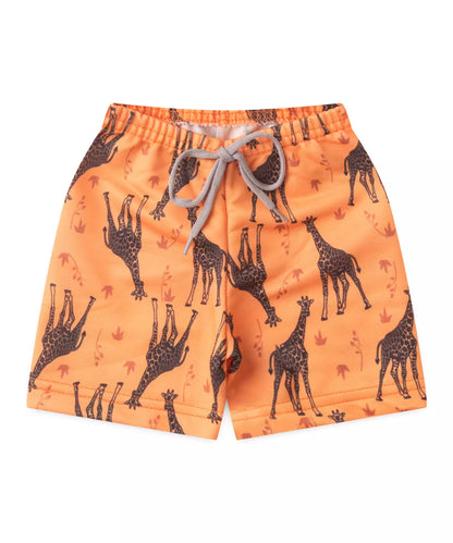 Conjunto de Verão para Bebê Menino Girafinha Mescla