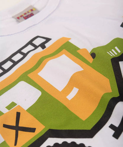 Conjunto de Verão para Bebê Menino Jeep Branco