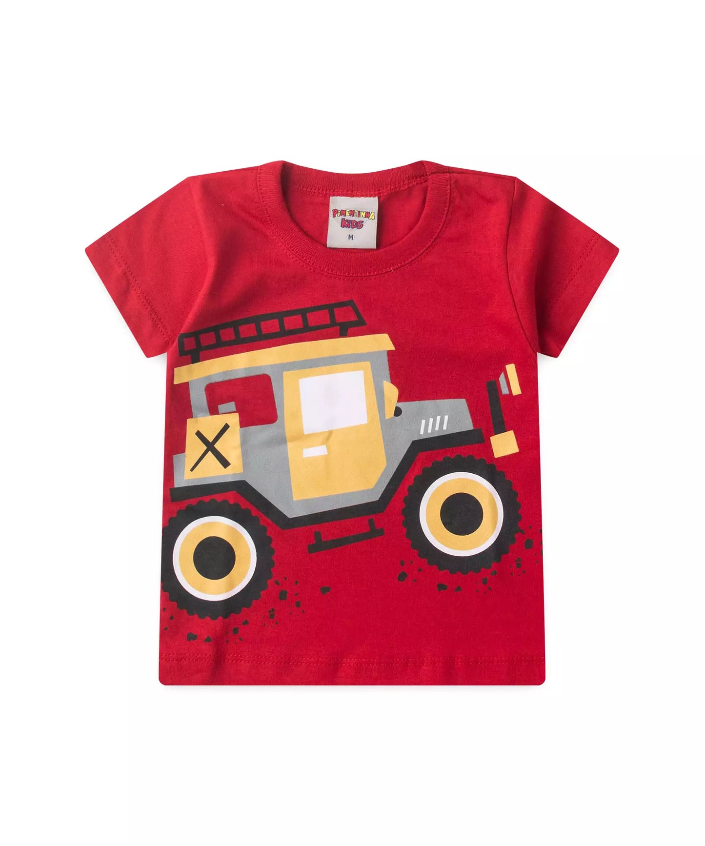 Conjunto de Verão para Bebê Menino Jeep Vermelho