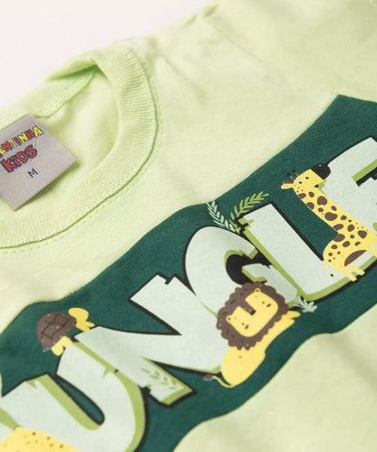 Conjunto de Verão para Bebê Menino Jungle Verde