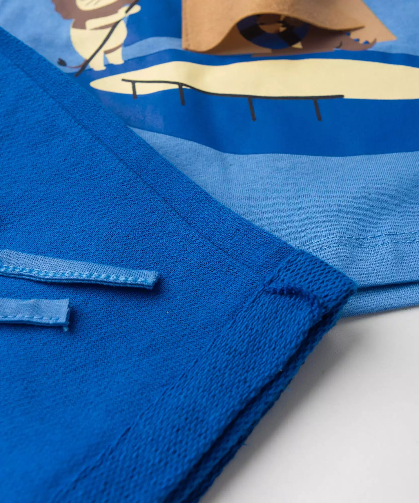 Conjunto de Verão para Bebê Menino Leão Marinheiro Azul