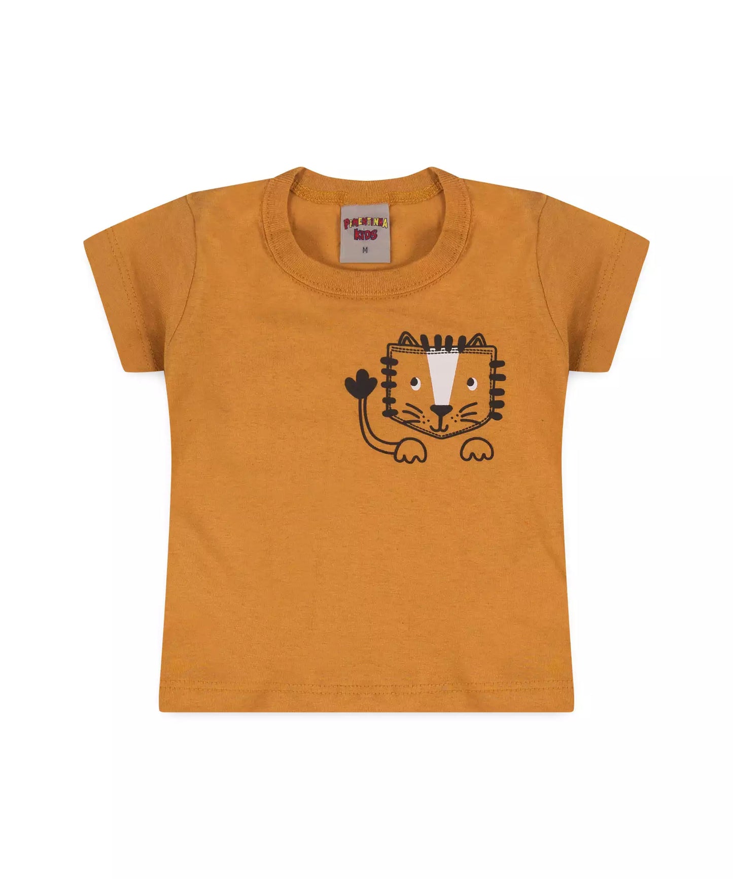 Conjunto de Verão para Bebê Menino Leão Marrom