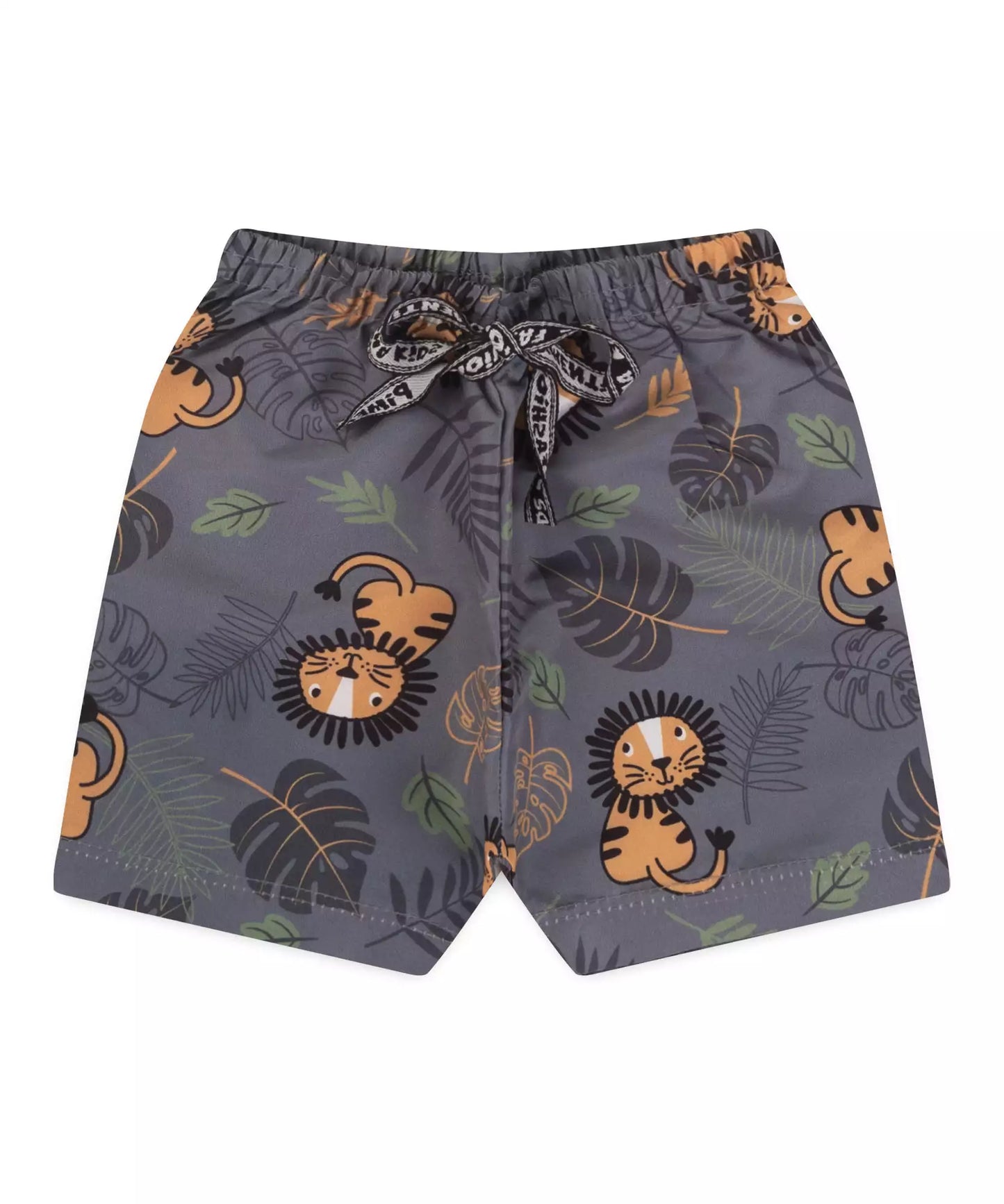 Conjunto de Verão para Bebê Menino Leão Branco