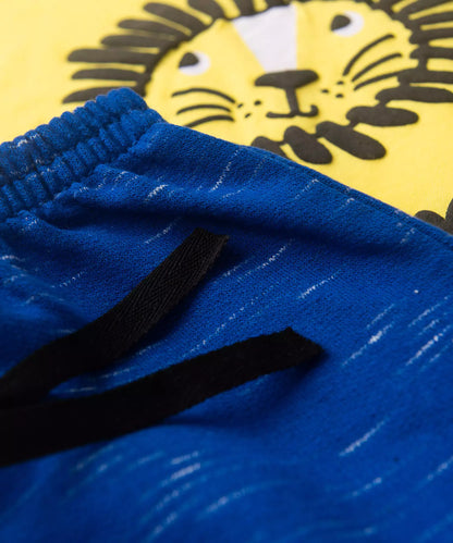 Conjunto de Verão para Bebê Menino Leãozinho Amarelo