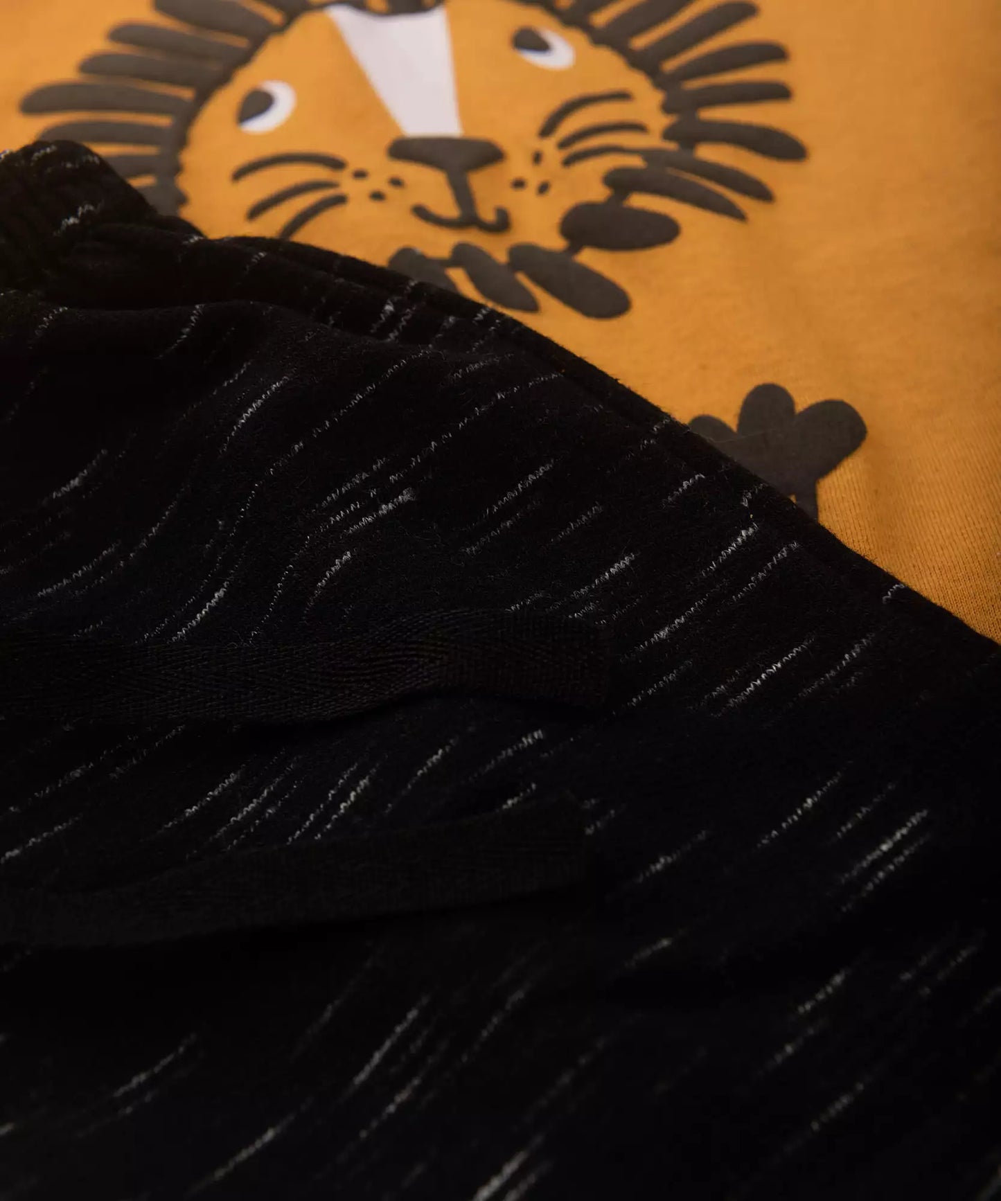 Conjunto de Verão para Bebê Menino Leãozinho Marrom