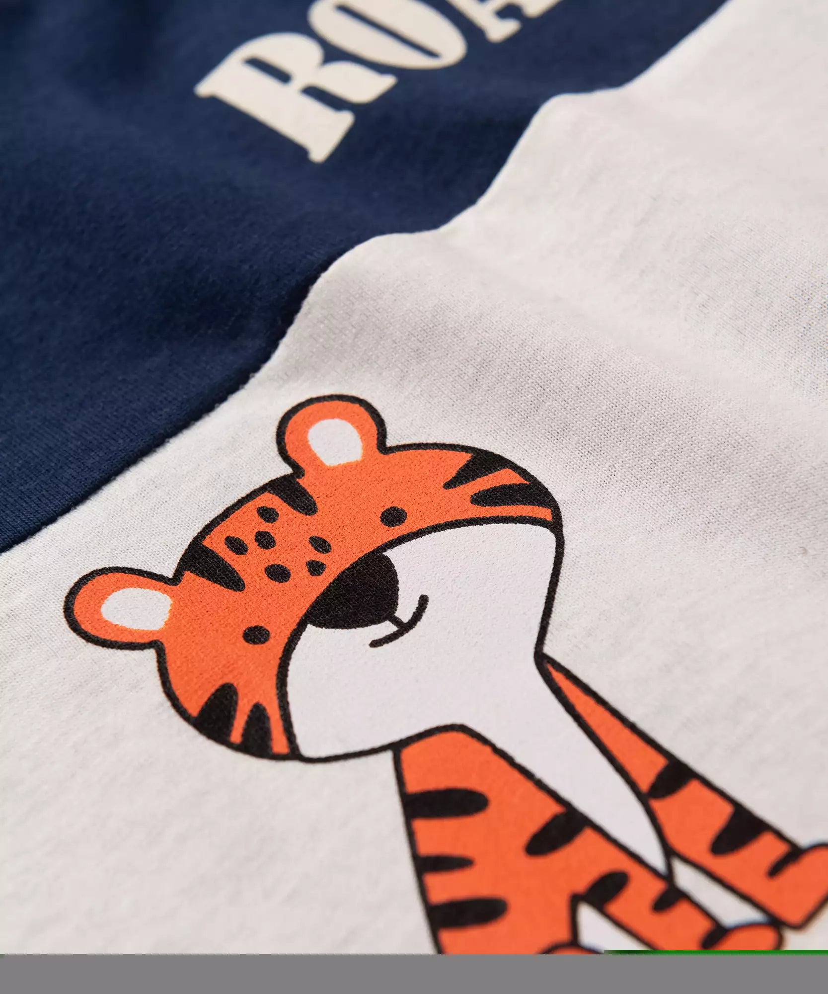 Conjunto de Verão para Bebê Menino Tigre Marinho