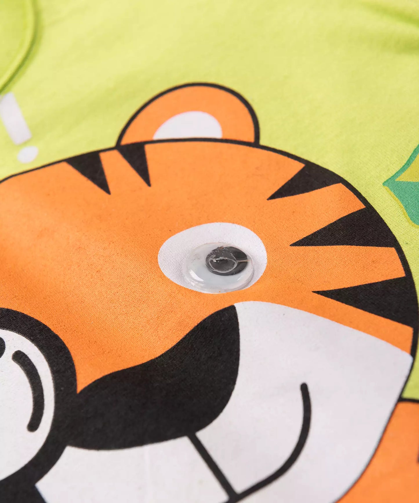 Conjunto de Verão para Bebê Menino Tigre Verde