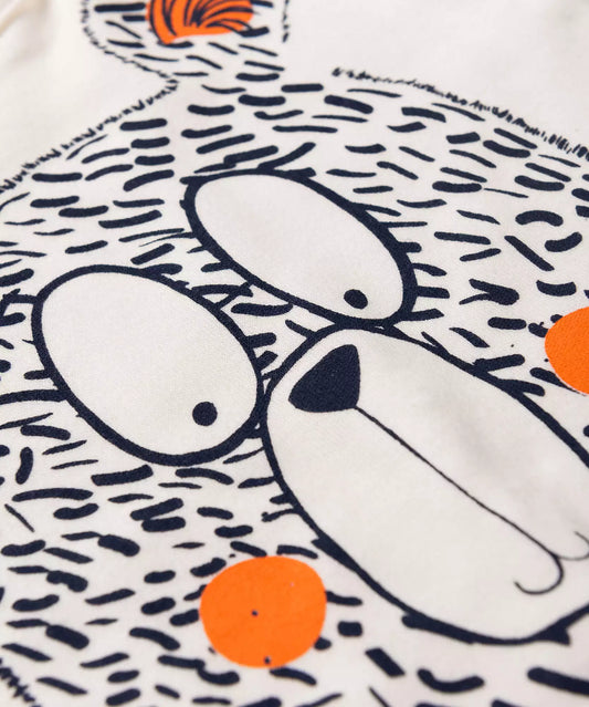 Conjunto de Verão para Bebê Menino Ursinho Marfim