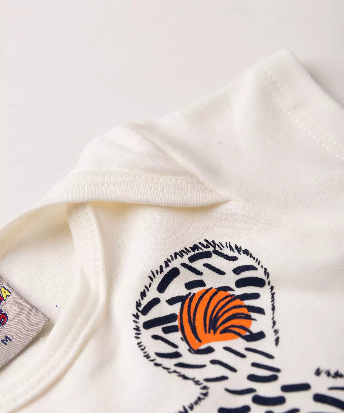 Conjunto de Verão para Bebê Menino Ursinho Marfim