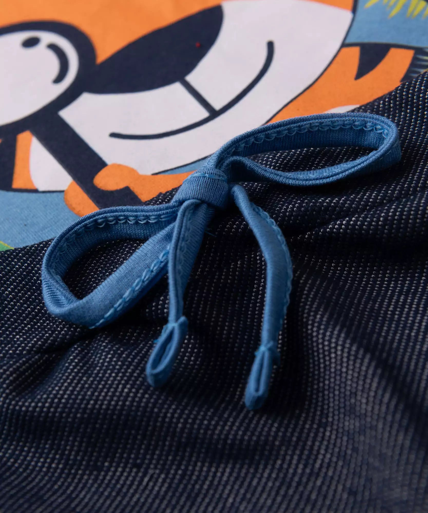Conjunto de Verão para Bebê Menino Tigre Azul
