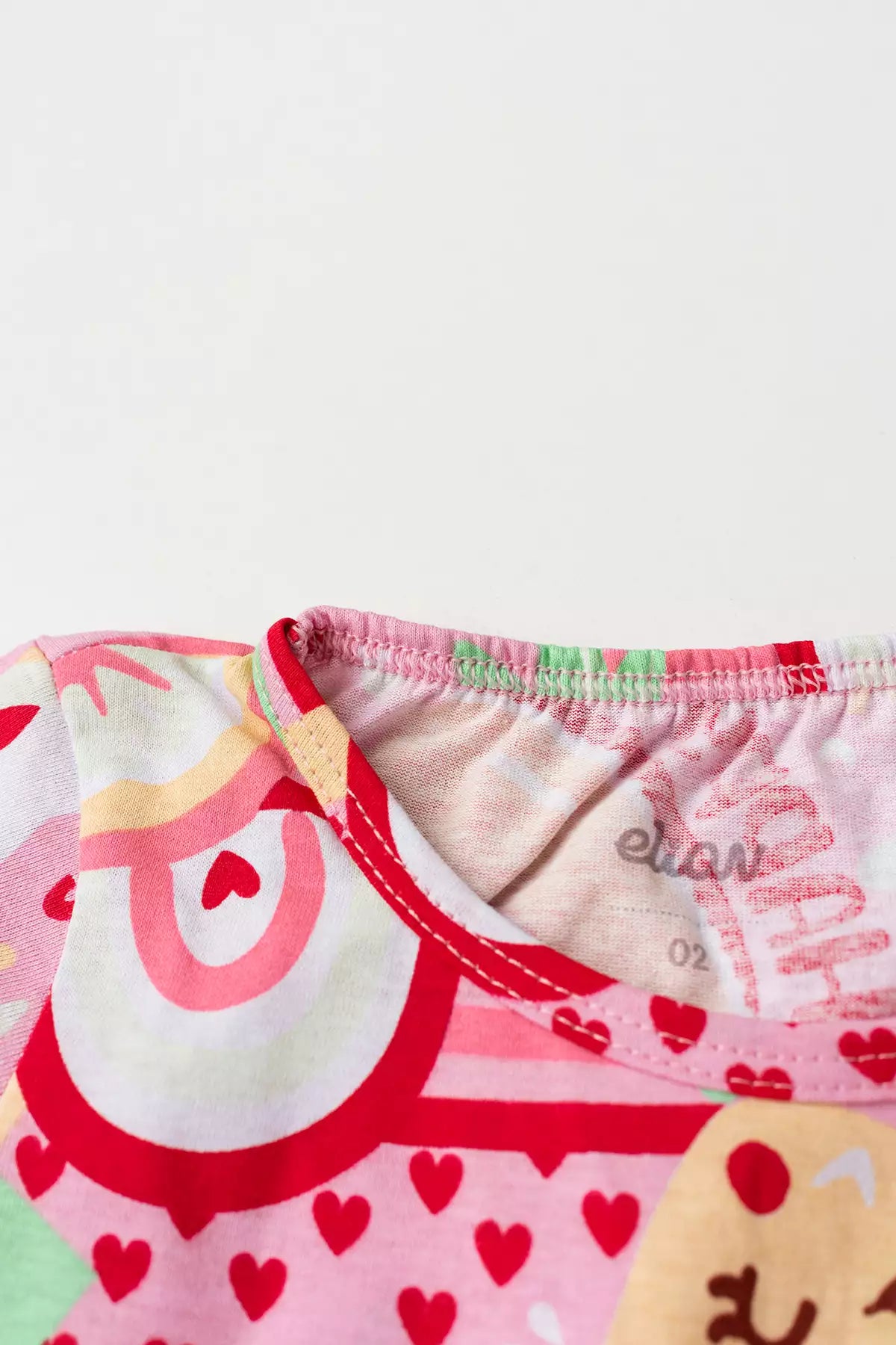 Conjunto de verão para Menina Alegria Tropical Vermelho