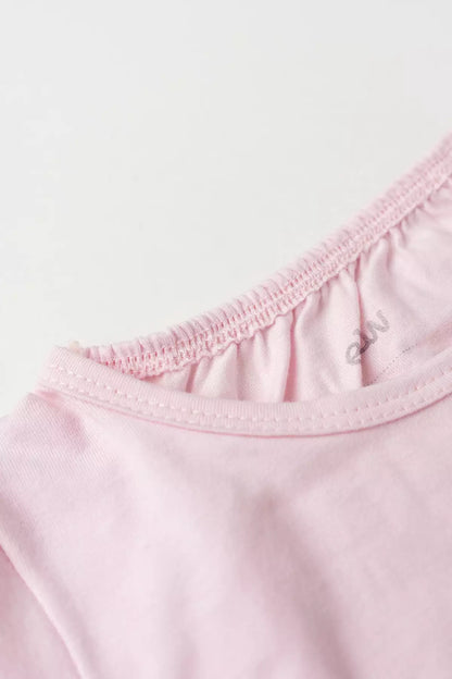Conjunto de Verão para Menina Amizade Selvagem Rosa
