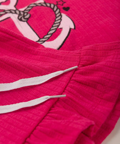 Conjunto de Verão para Menina Âncora Pink