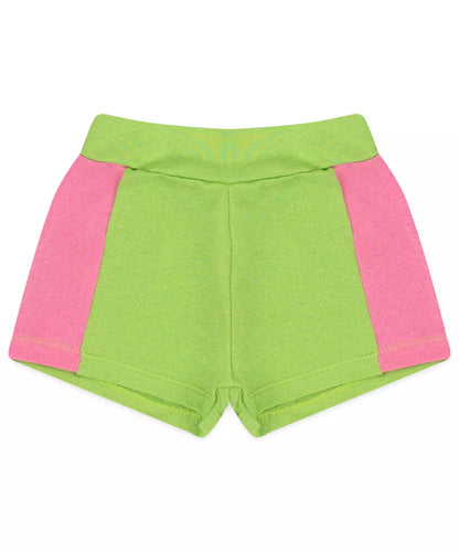 Conjunto de Verão para Menina no Arco-Íris Branco