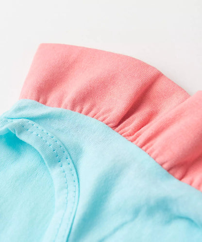 Conjunto de Verão para Menina Aventura no Mar Azul