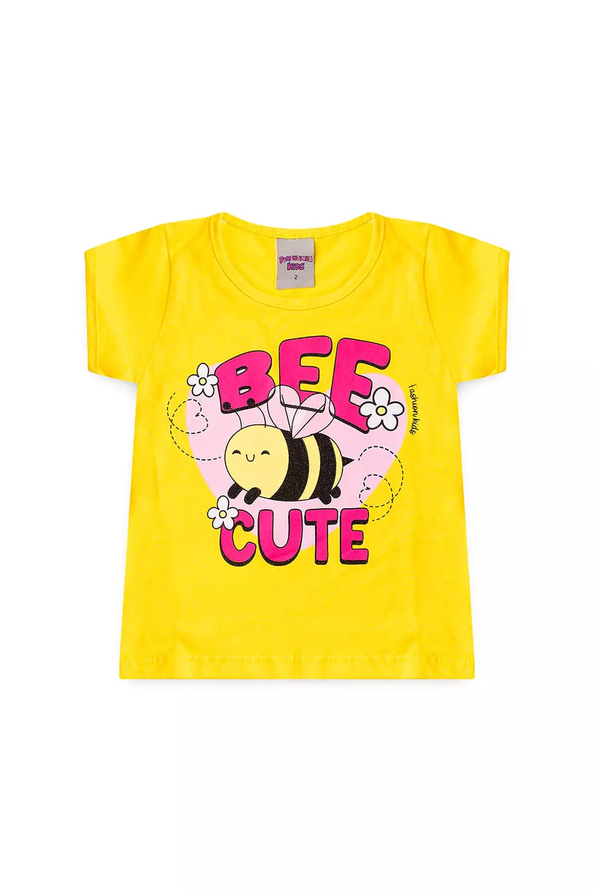 Conjunto de Verão para Menina Bee Cute Amarelo