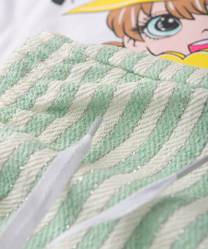 Conjunto de Verão para Menina Boneca Branco