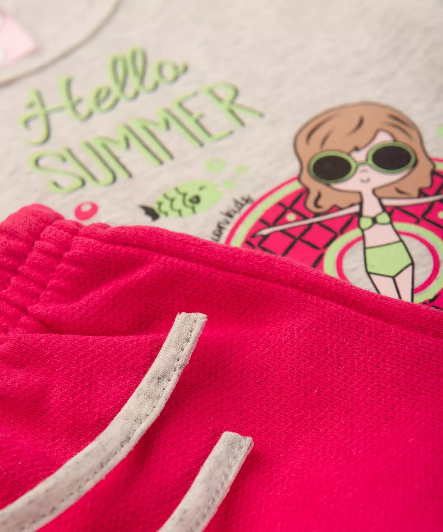Conjunto de Verão para Menina Bonecas Mescla