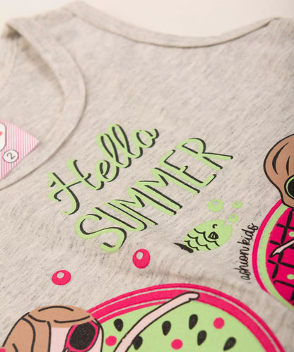 Conjunto de Verão para Menina Bonecas Mescla