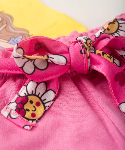 Conjunto de Verão para Menina Bonequinha Amarelo