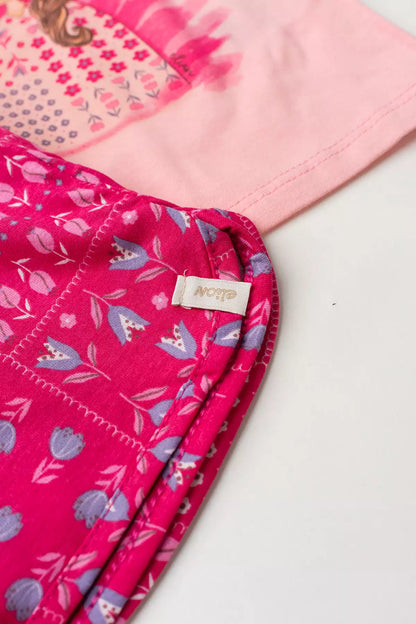 Conjunto de Verão para Menina Bonequinha Encantada Rosa