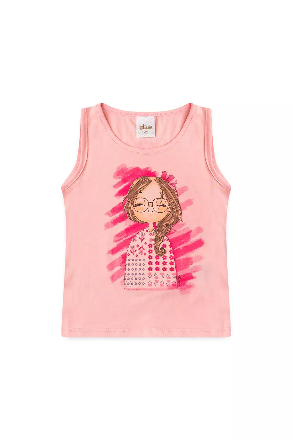 Conjunto de Verão para Menina Bonequinha Encantada Rosa