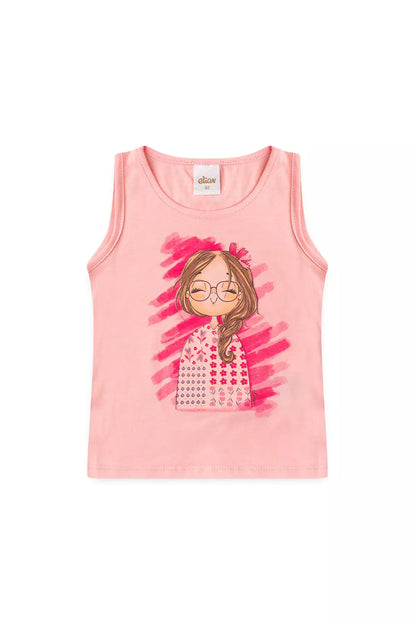 Conjunto de Verão para Menina Bonequinha Encantada Rosa