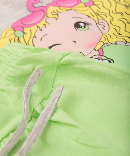 Conjunto de Verão para Menina Bonequinha Mescla
