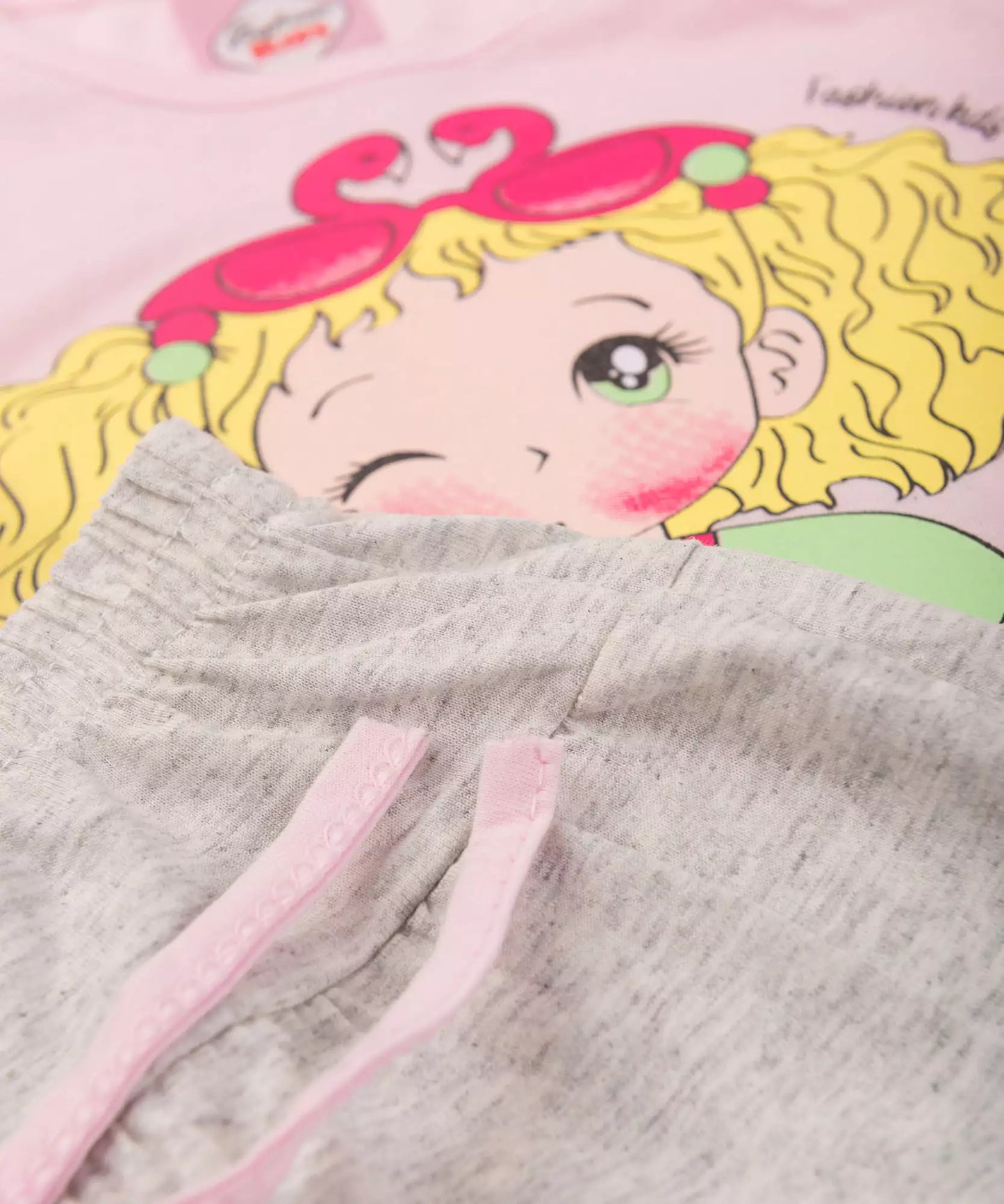 Conjunto de Verão para Menina Bonequinha Rosa
