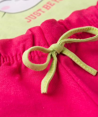 Conjunto de Verão para Menina Cat Verde
