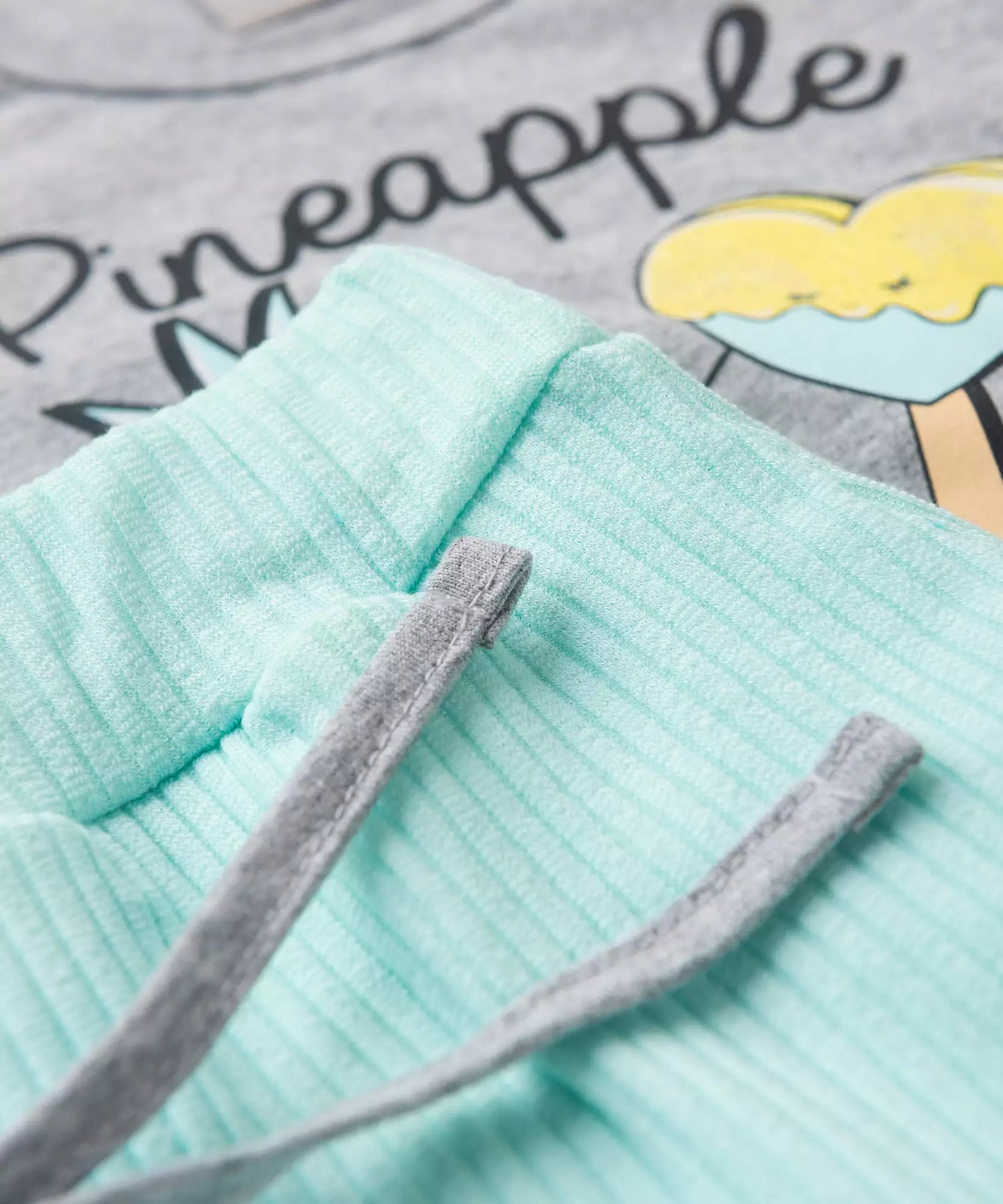 Conjunto de Verão para Menina Coração Mescla