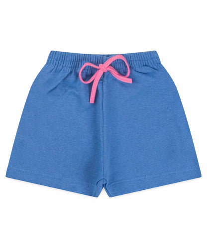 Conjunto de Verão para Menina Coração Rosa