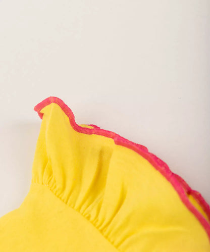 Conjunto de Verão para Menina Cupcake Amarelo