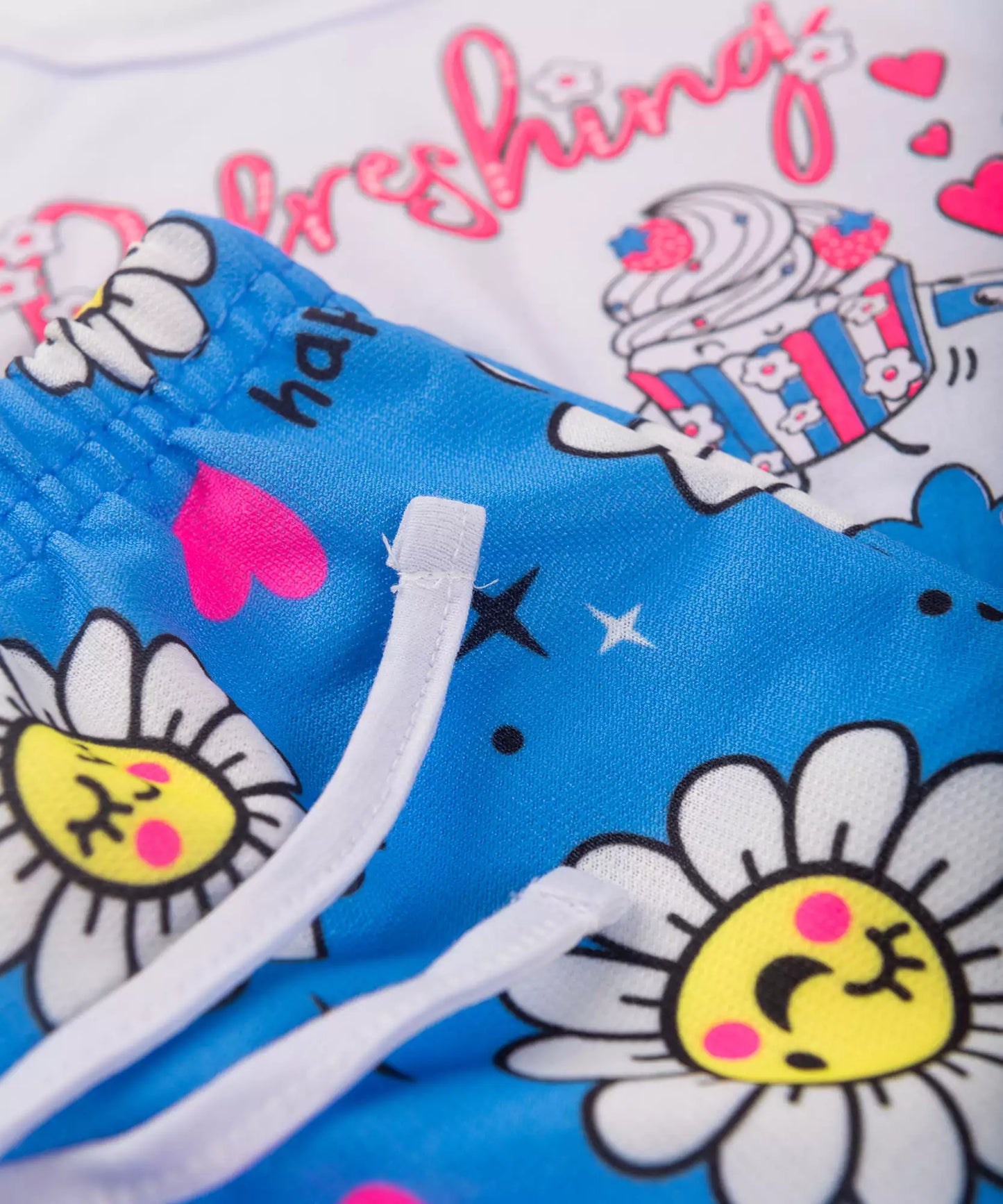 Conjunto de Verão para Menina Cupcake Branco