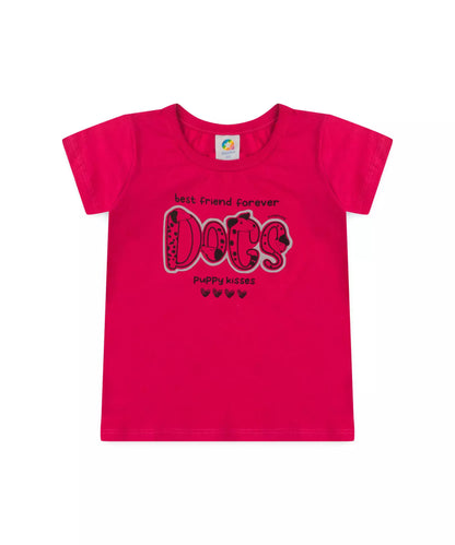 Conjunto de Verão para Menina Dálmata Pink