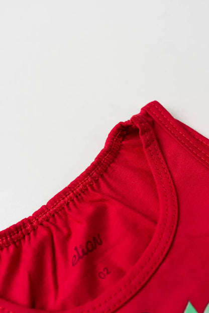 Conjunto de Verão para Menina Doçura de Verão Vermelho