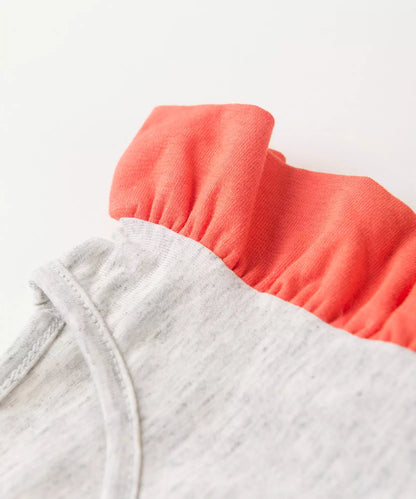 Conjunto de Verão para Menina Estampado com Glitter Mescla