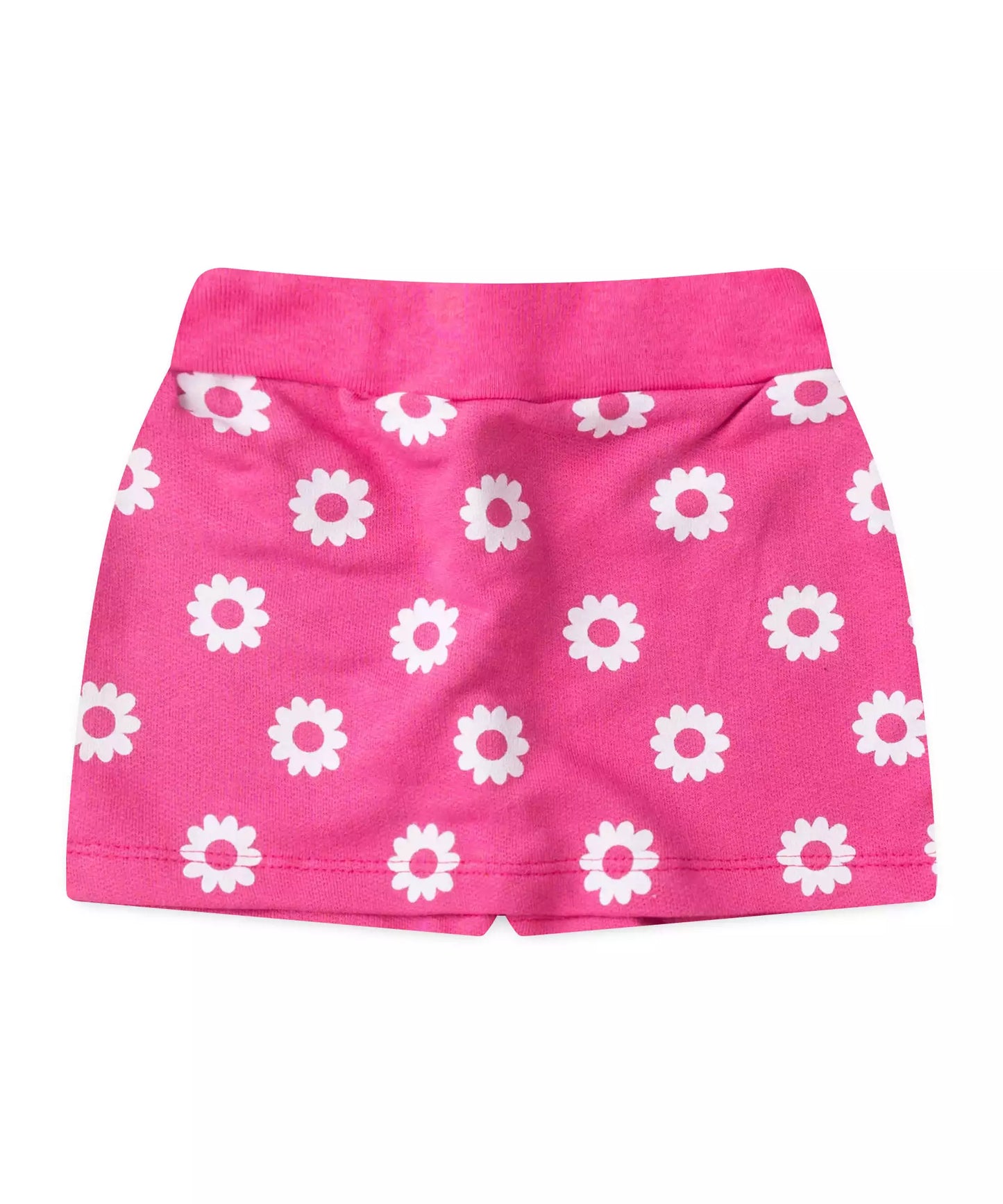 Conjunto de Verão para Menina Flower Marfim