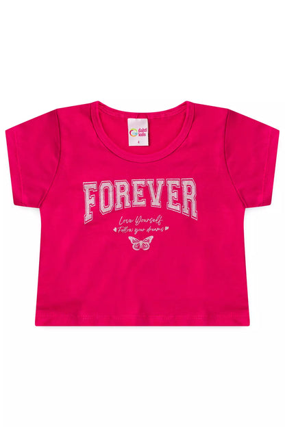 Conjunto de Verão para Menina Forever Pink